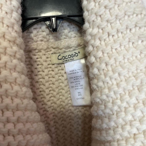 White Cardigan Sweater - Picture 3 of 3